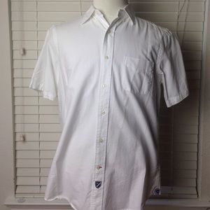 New Cremieux Mens White Button Shirt